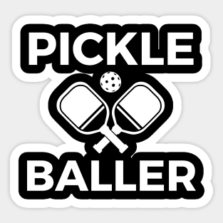 Pickle Baller Funny Pickle Ball Gift Sticker